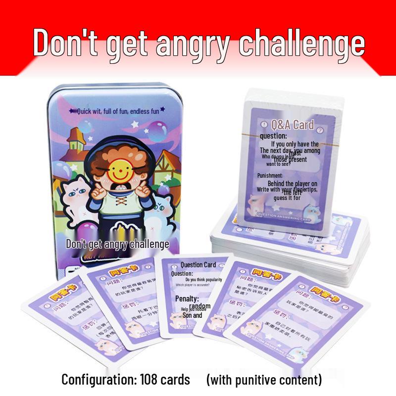 Truth or Dare Challenge: Tabletop Game with Endurance Tests and Punishments for Fun Parties