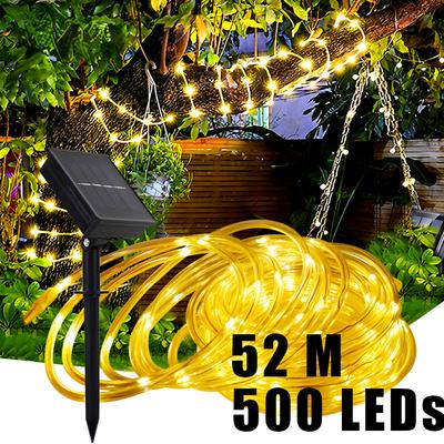 32m/22m/12m/7m saulės LED sodo kraštovaizdžio apšvietimas lauko balkono apsauginis turėklas dekoratyvinis kiemo šviesa Kalėdų atmosfera šviesos vamzdis šviesos eilutė