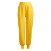 X Stella McCartney Collaboration SC SWPANT Fashion Simple Cuffed Knitted Sports Pants Women Pants Yellow GU1620