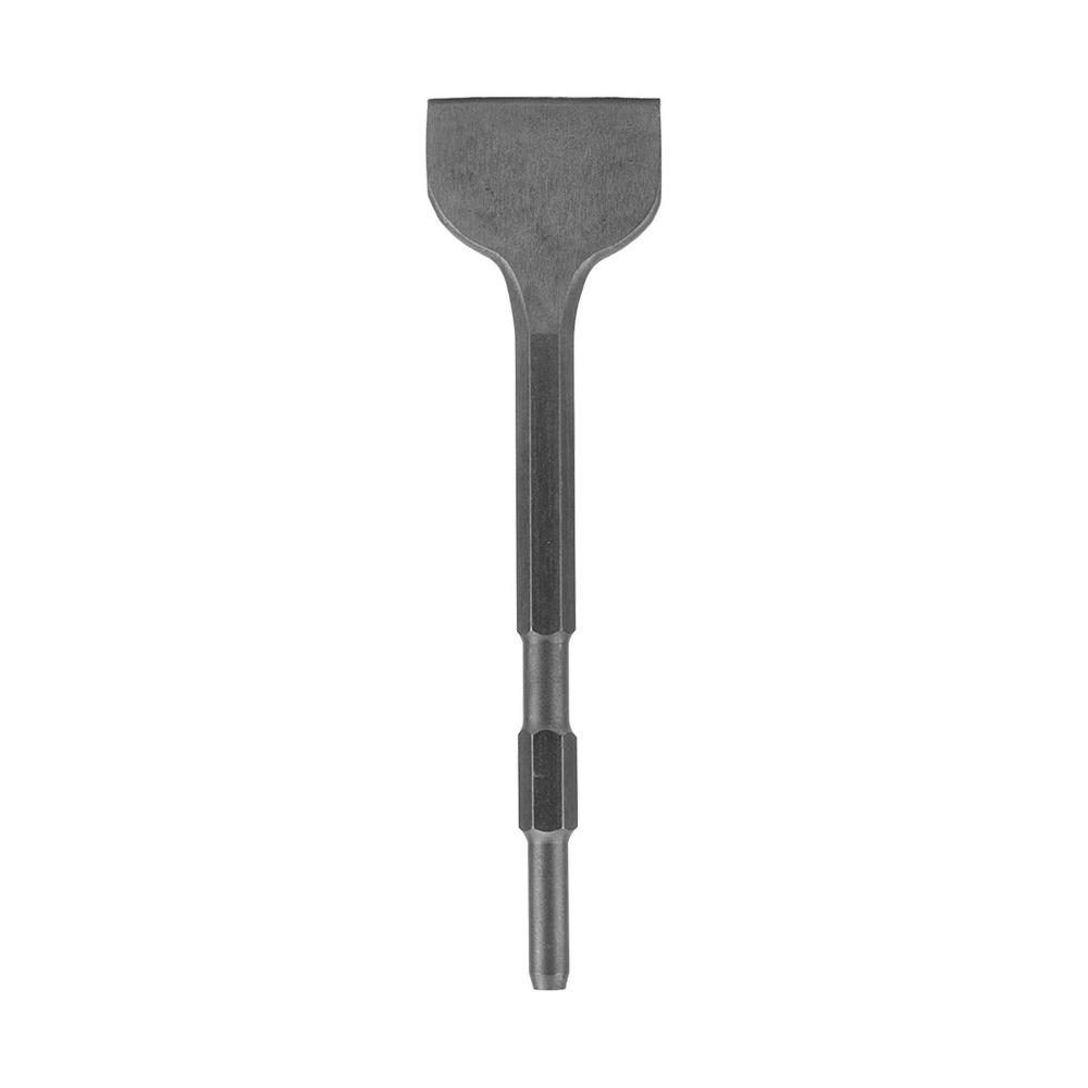 Wide Flat Edge Grooving Chisel 40Cr Alloy Steel Masonry Chisel Bit For Hammer Drill