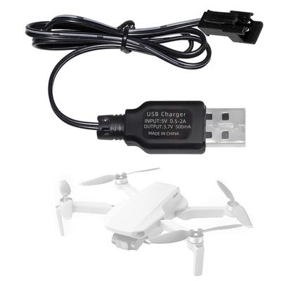 Drohnen-USB-Ladekabel mit Anschlüssen, Akku-USB-Ladekabel 3,7 V 500 mAh Ausgang mit LED-Anzeige
