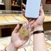 999 Pure Gold Lucky Crystal Keychain Pendant for Bags, Phones, Cars, and Gifts