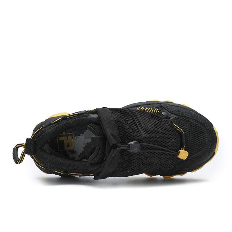 Fila Huang Jingyu X  Fluid 5 Cat Paw Whale Shoes Durable Low Top Casual Shoes Women sneaker Black F12W442128FBK