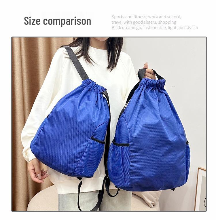 Large Capacity Outdoor Drawstring Sports Bag for Football & Basketball Training