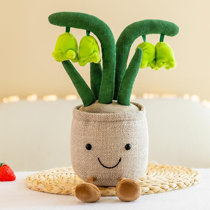 Soft Plush Tulip Flower Succulent Plant Decor Adorable And Durable Home Accessory