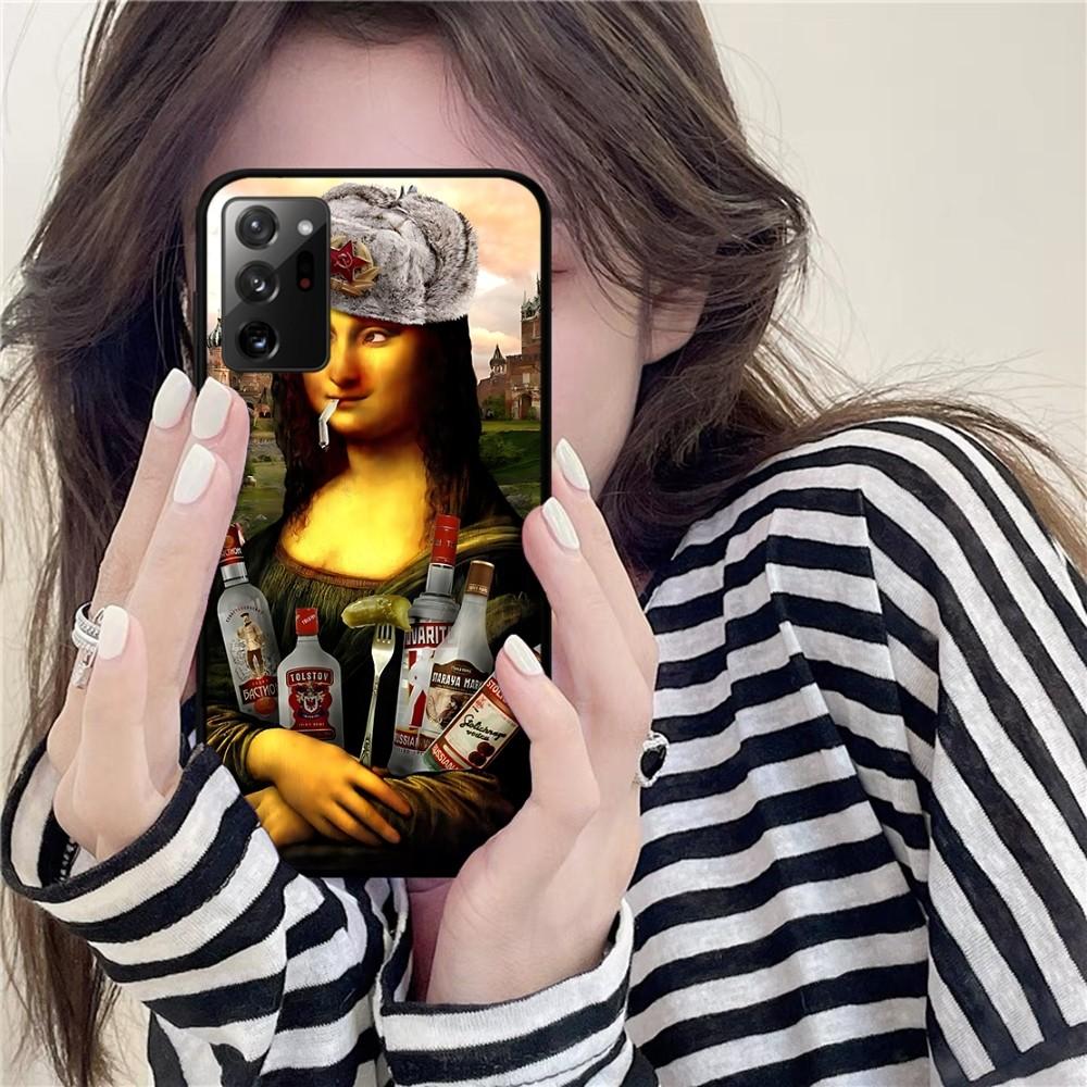 Mona Lisa Phone Case For Samsung A 10 11 12 13 20 21 22 30 31 32 40 51 52 53 70 71 72 73 91 13 Shell