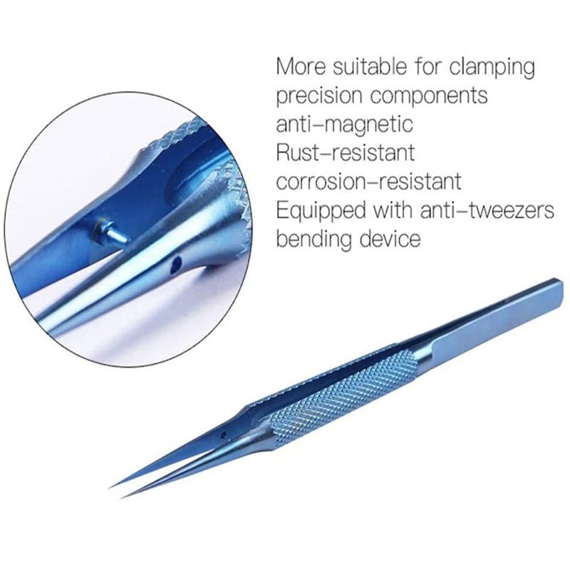 Pęseta do konserwacji telefonu komórkowego Profesjonalna naprawa płyty głównej telefonu Precyzyjna magnetyczna Trwała