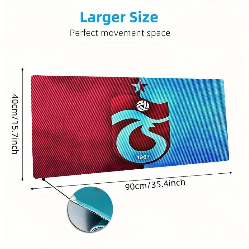 Trabzonspor2 Print  Cushion Non-slip Laptop Tablet Big Mousepad XXL Mat Mini PC Playmat With Lock edge