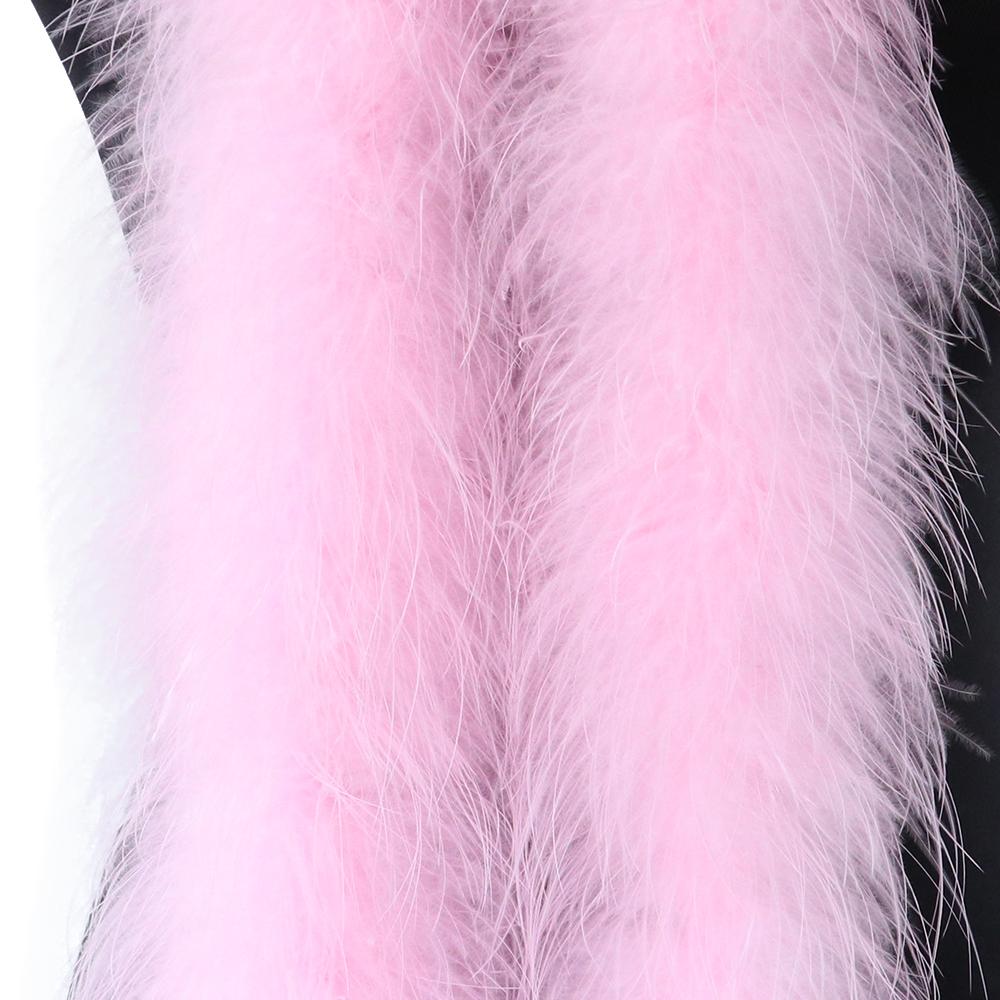 2M Fluffy Marabou Feather Boa For Crafts Wedding Party Costume Stage Decoration Fuzzy Feathers Boas Trim Stripe Diy Plume 50Gram