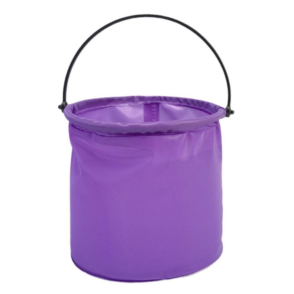 

New Portable Outdoor Folding Water Bucket Beach Toy Buckets Kids фіолетовий
