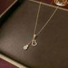 Women's Sweet Style Rainbow Diamond Pendant Necklace with Star & Moon Clavicle Chain