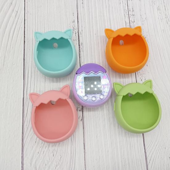 Obudowa konsoli do gier odporność na upadek odporna na zarysowania precyzyjna pozycja wygodny uchwyt obudowa konsoli do gier kreskówkowych dla Tamagotchi Pix