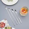 RuHan Stainless Steel Long Handle Spoons, Small (3-Pack)