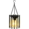 Metal Solar Lanterns Outdoor Waterproof Upgraded Bright Hanging Solar Lights with Strong Hook Pathway Yard Patio Garden Decor