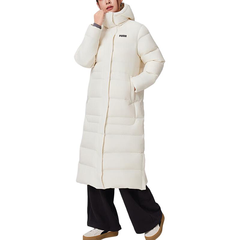 Puma FW25 Long Down Jacket With Warmcell Hooded Warm Windproof Waterproof Long Duck Down Coat Women outerwear 692775-57