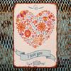 Peinture décorative métallique rétro pour la Saint-Valentin pour chambre à coucher de couples, salon, café, bar, restaurant