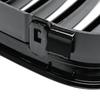 Front Fence Grill Grille Gloss Black For BMW E46 2 Doors 1999-2002 3 Series