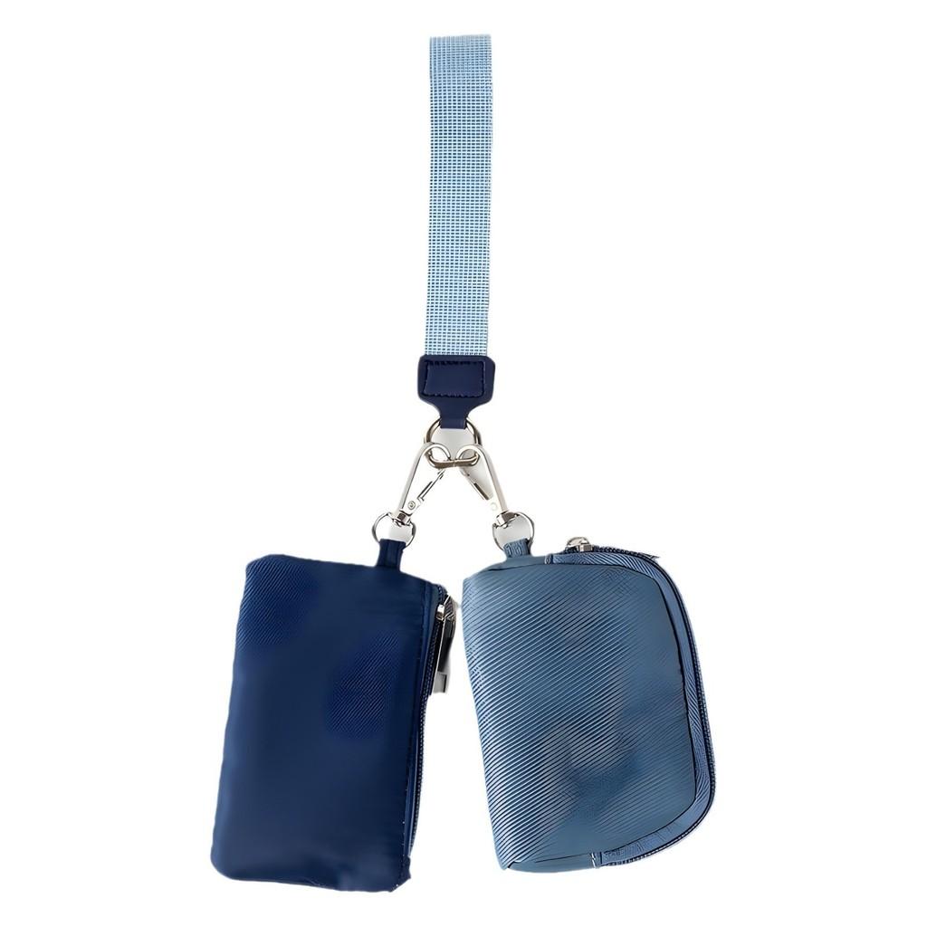 Minimalist Nylon Card Wallet With Key Holder For Daily Use