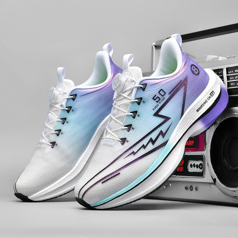 Children's Red Rabbit 8pro Carbon Board Shock Absorption Running Shoes Men's and Women's Spring Mesh Breathable Youth Junior High School Physical Exa