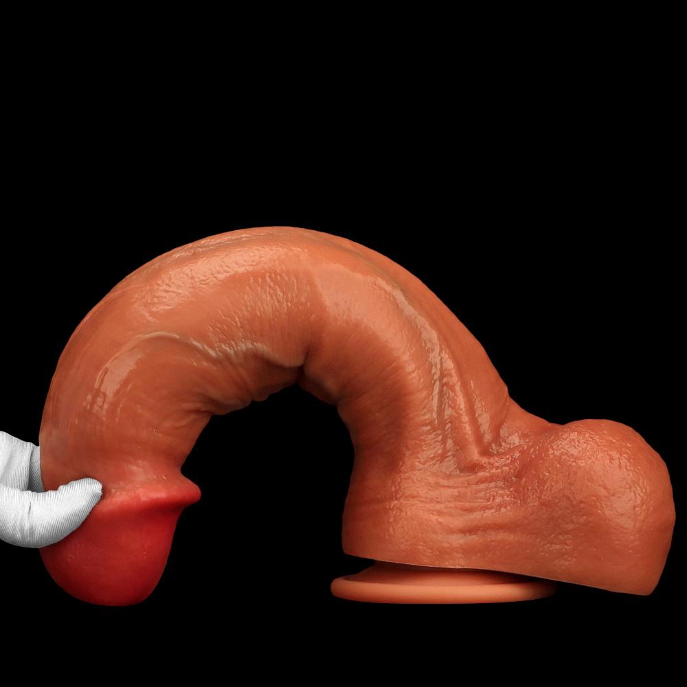 3 Size Large Liquid Silicone Dildo Simulated Penis Butt Plug Fisting Sex Toy Strap On Cock Big Dick Realistic Cock