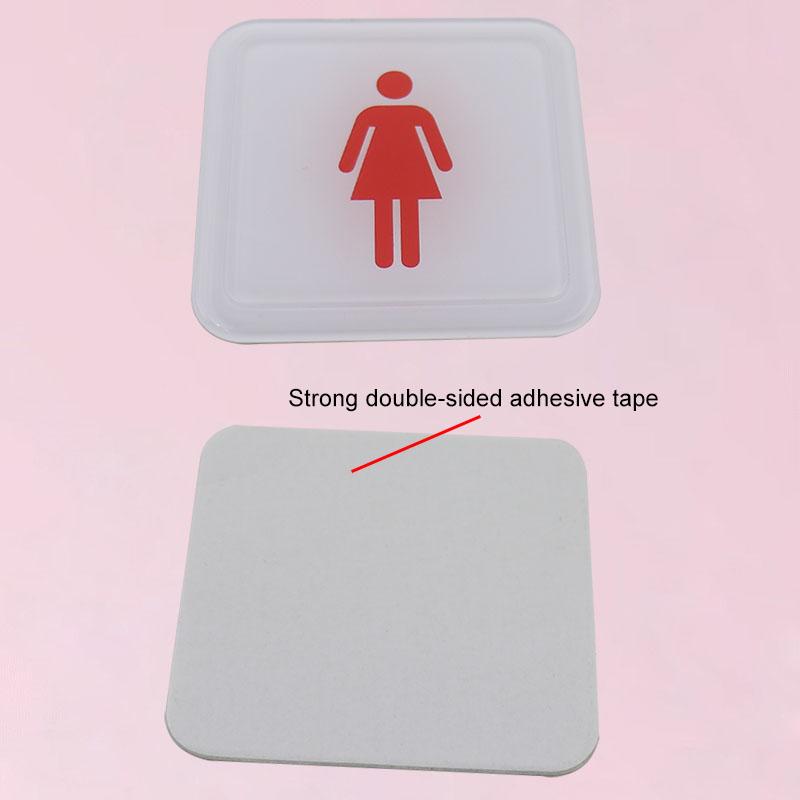 Male and Female Toilet Signage Sign Restroom Label WC Door Signs Men Women Bathroom Indicator for Mall Shops Cafe Home House