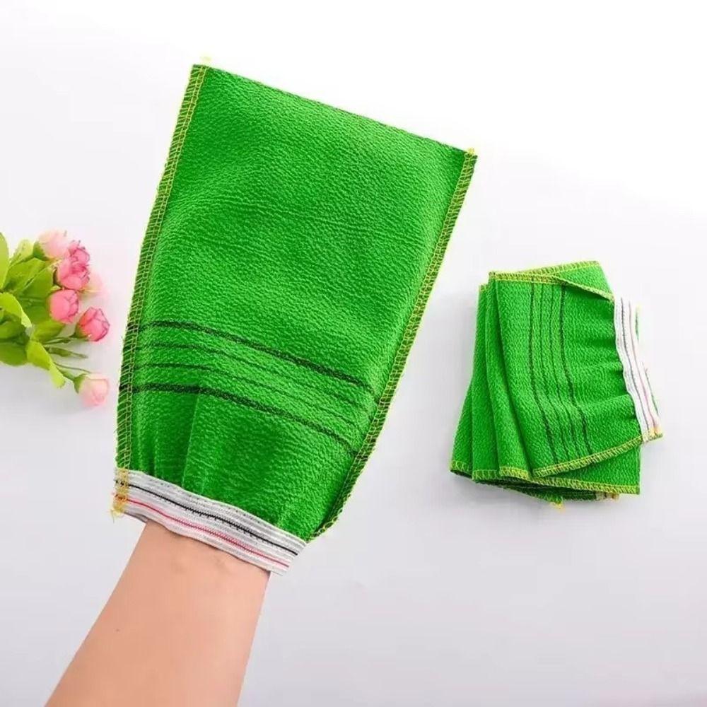 Coarse Grain Shower Bath Scrub Glove Simple Body Scrub Glove New Exfoliating Towel  Adults