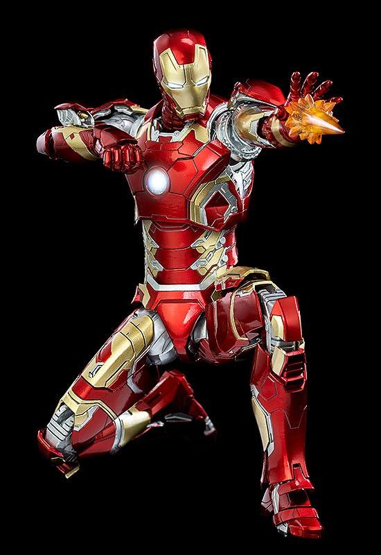 Figurină de acțiune pictată Scară Saga Infinitului DLX Iron Man Mark 43 Zinc și alt metal 1/12 ABS, PVC, Aliaj, (Reeditare)