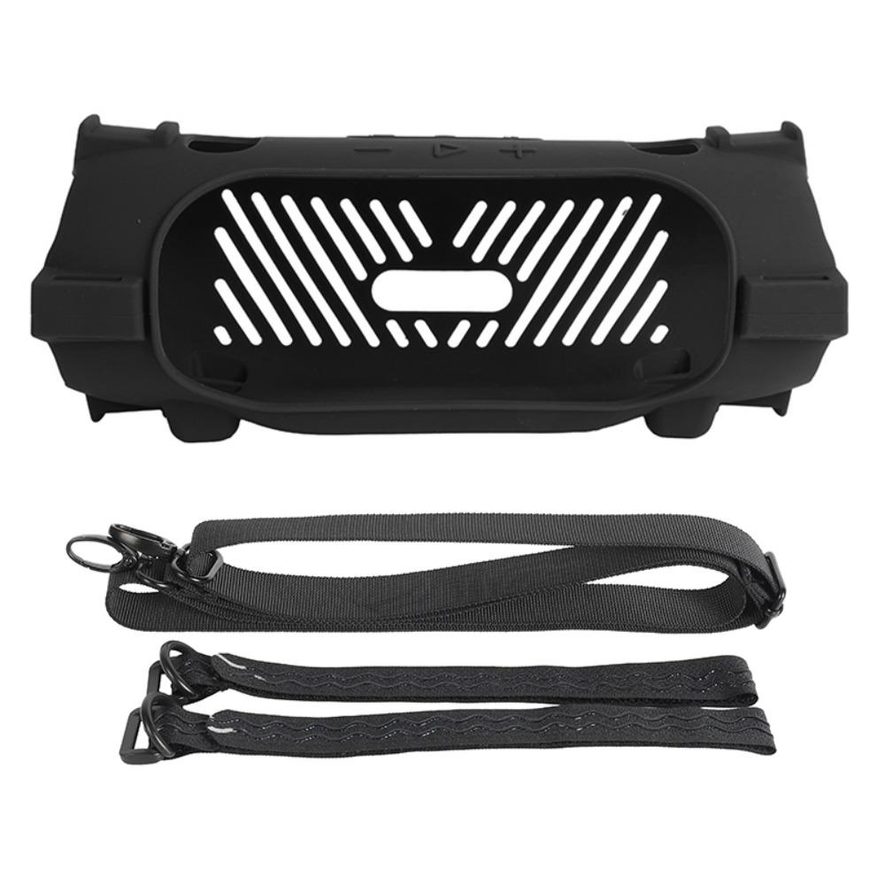 with Shoulder Strap Bluetooth Speaker Storage Bag Silicone Carry Sleeve for JBL Charge 6 Travel