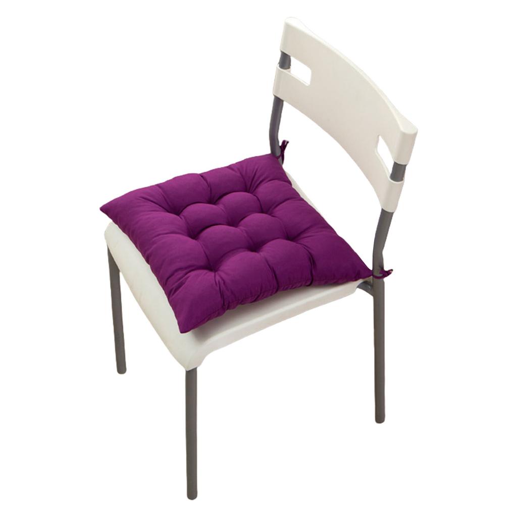 Ultra Soft Velvet Office Chair Seat Cushion With Non Slip Base Polyester Fabric For Desk Stool Or Home Study