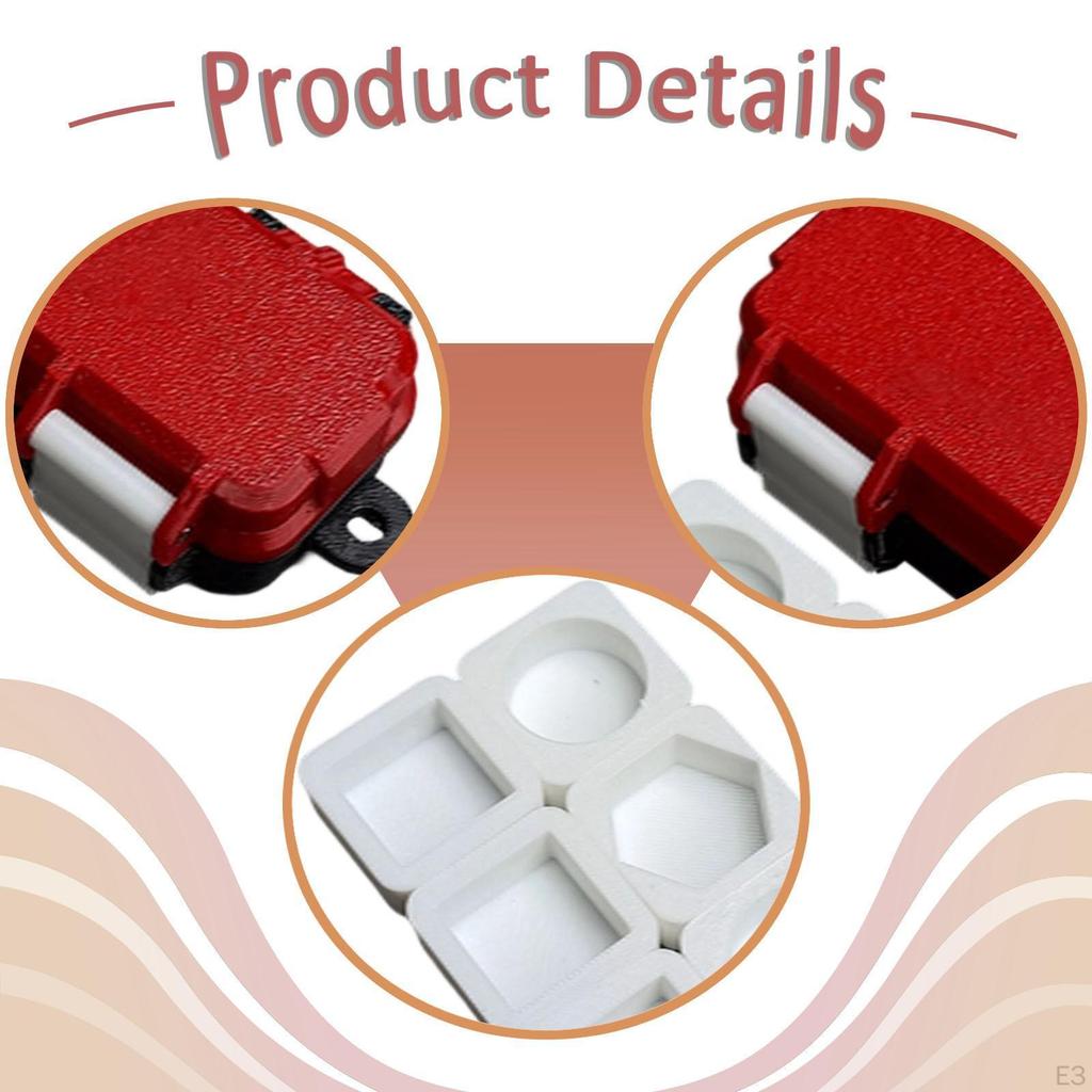 Pool Chalk Holder Billiard Case Practical Portable Compact Multifunctional Storage Box