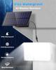 172LED Solar Light Outdoor Waterproof with Motion Sensor Floodlight Remote Control 3 Modes for Patio Garage Backyard