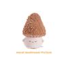 Cartoon Hotpot Food Plush Keychain Kawaii Bag Pendant Button Mushroom Crab Claw Hanging Ornament Food-Themed Toy Accessory Gift