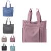Simple Solid Color Large Capacity Women Casual Tote Bag For Daily Use