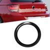 For BMW 1 Series F20/21 11-19 Auto Parts Badge Ring Cover Black Car Accessories Replacement 110mm/4.33" Durable