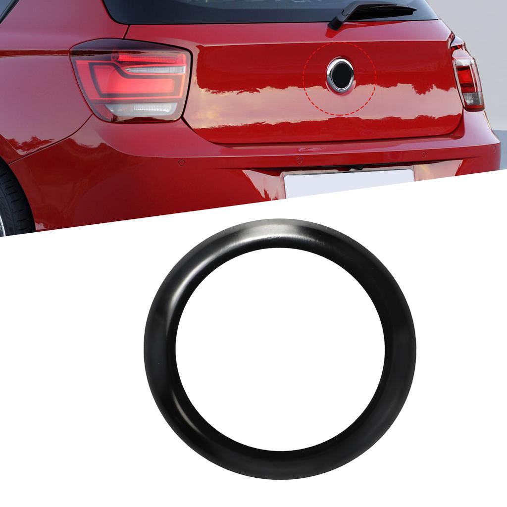 Auto Parts Badge Ring Cover Black 110mm/4.33\\\" Car Accessories For BMW 1 Series F20/21 11-19 Brand New Easily Install