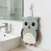 Cute Cartoon Hand Towel, Fabric Wall Mount Hangable Towel for Bathroom Shower Room, Home Hotel Dorm Rental Housewarming Gift