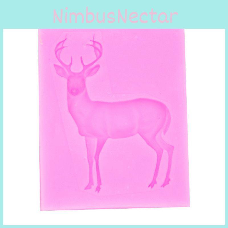 Premium Quality 3d Buck Deer Elk Shape Fondant Mould For Cake Decorating Enthusiasts