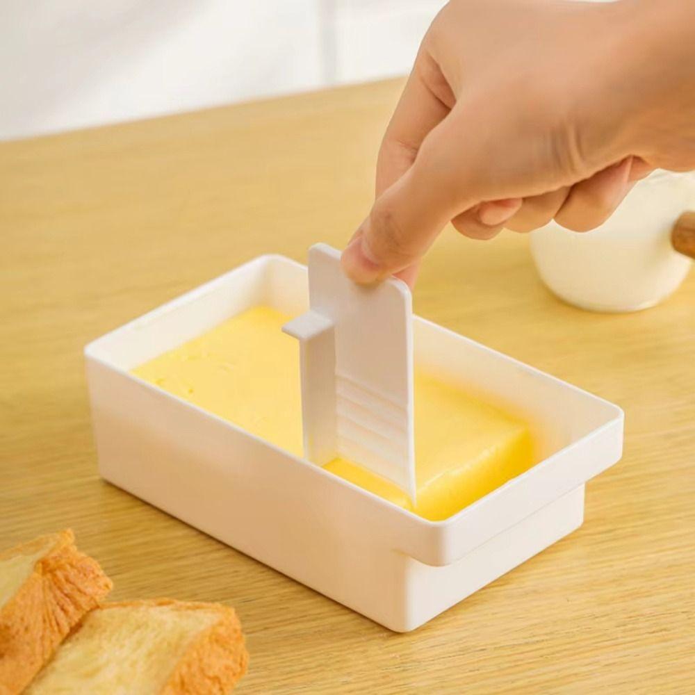 With Lid Butter Cheese Storage Box Large Capacity Butter Cutting Tool Butter Keeper