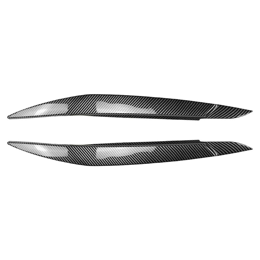 

2PC Car Headlight Eyebrows Eyelids Lids Cover Trim ABS Plastic For BMW X6 E71 E72 X6M X5M E70 2008-2014 Not For X5