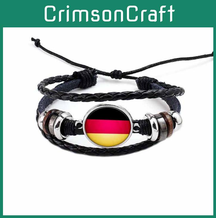 National Manwomen Creative Flag Exquisite Bracelet National Flag Bracelet