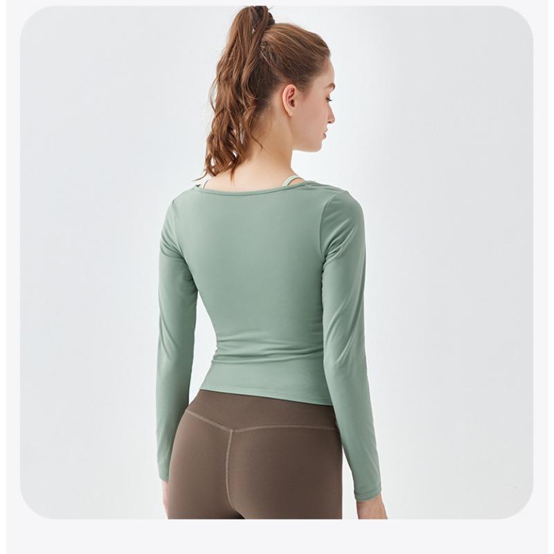Women's Sports Long Sleeve Slim Fit Yoga Top