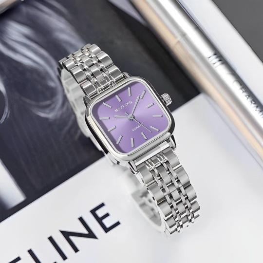 Square Watch Women'S Light Luxury Niche High-End Sense Simple Temperament Student Style Small Women'S Watch