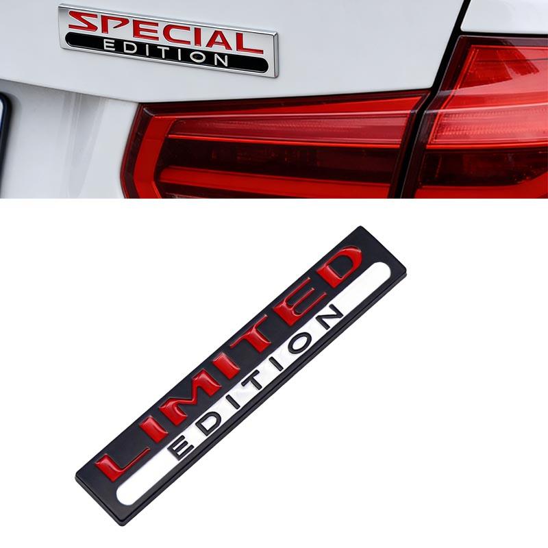 3D Metal SPECIAL EDITION Car Decoration Sticker For Car Modification LIMITED EDITION Accessories