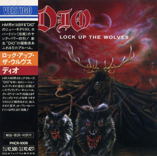 

CD DIO - Lock Up The Wolves PHCR1006 Vertigo 1990 Japan Metal Used
