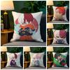 Cartoon C-Chibi Todoroki Kawaii Shoto 1 Natural Linen Organic Fabric Double-Sided Printing Sofa Home Decor Gift Pillow Case