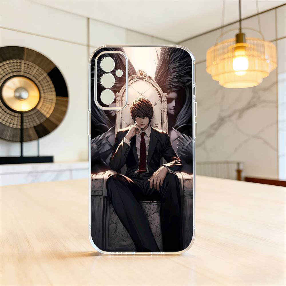 Death Note Kira Yagami Dark Anime Phone Case Transparent Silicone Soft For SamsungA10,12,20,21S,30,31,40,50,51,52,70,71