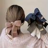 Knitted Bow Fluffy Hair Ties Set For Women Cute Cozy Soft Chic Bow Scrunchies Casual Hair  Perfect For Birthday Holiday Party Favor Daily Wear Gifts