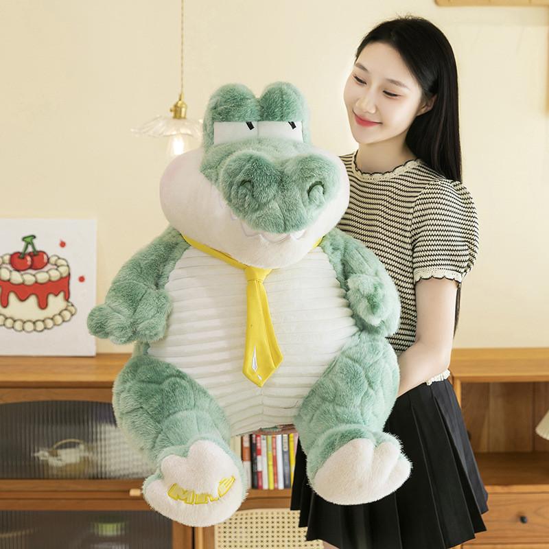 Plush Crocodile Cartoon Doll With Pp Cotton Filling For Children Sleep Gift
