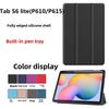 For Samsung Tab S6 Lite P610 P615 Case TPU Soft Cover with S Pen Slot Protective Shell
