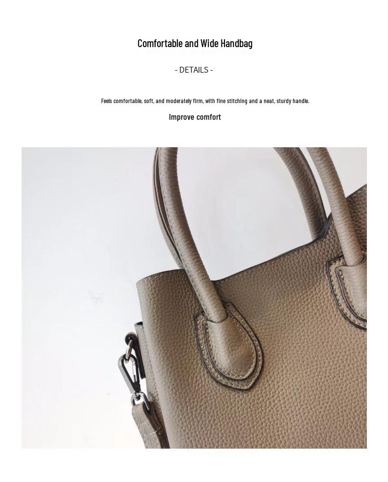 2025 Women's Genuine Leather Large Capacity Handbag - Autumn/Winter Crossbody Tote Bag
